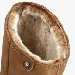 Bambina Botas de piel con forro interior de pelo.