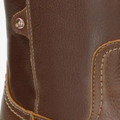 Bambina Botas de piel con forro interior de pelo.