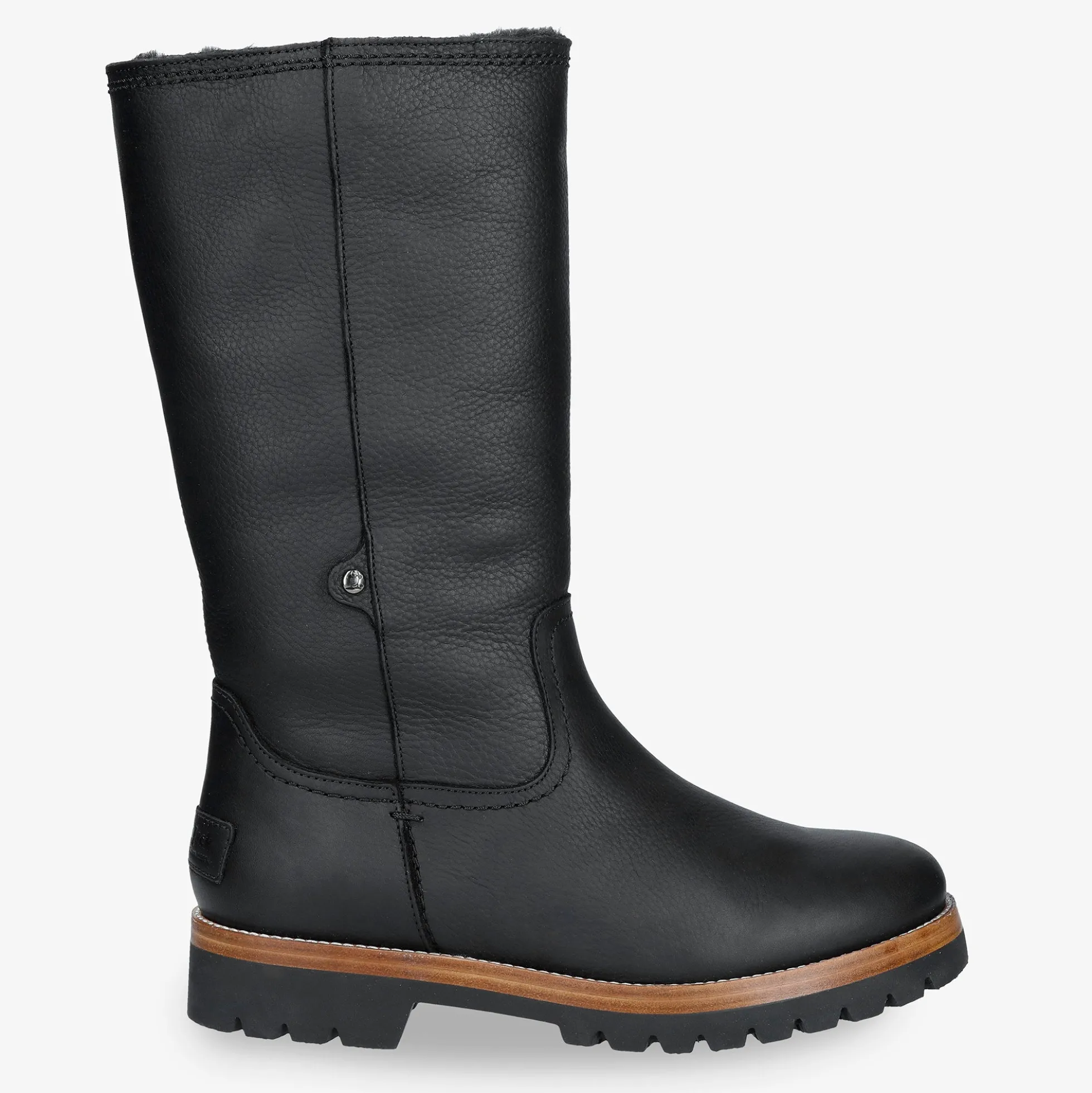 Bambina Botas de piel con forro interior de pelo.