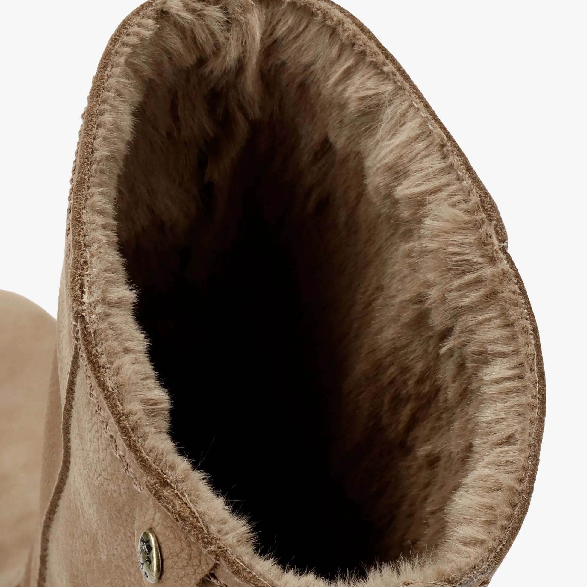 Bambina Botas de piel con forro interior de pelo.