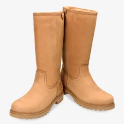 Bambina Botas de piel con forro interior de pelo.