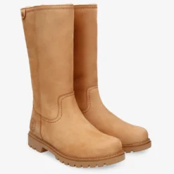 Bambina Botas de piel con forro interior de pelo.