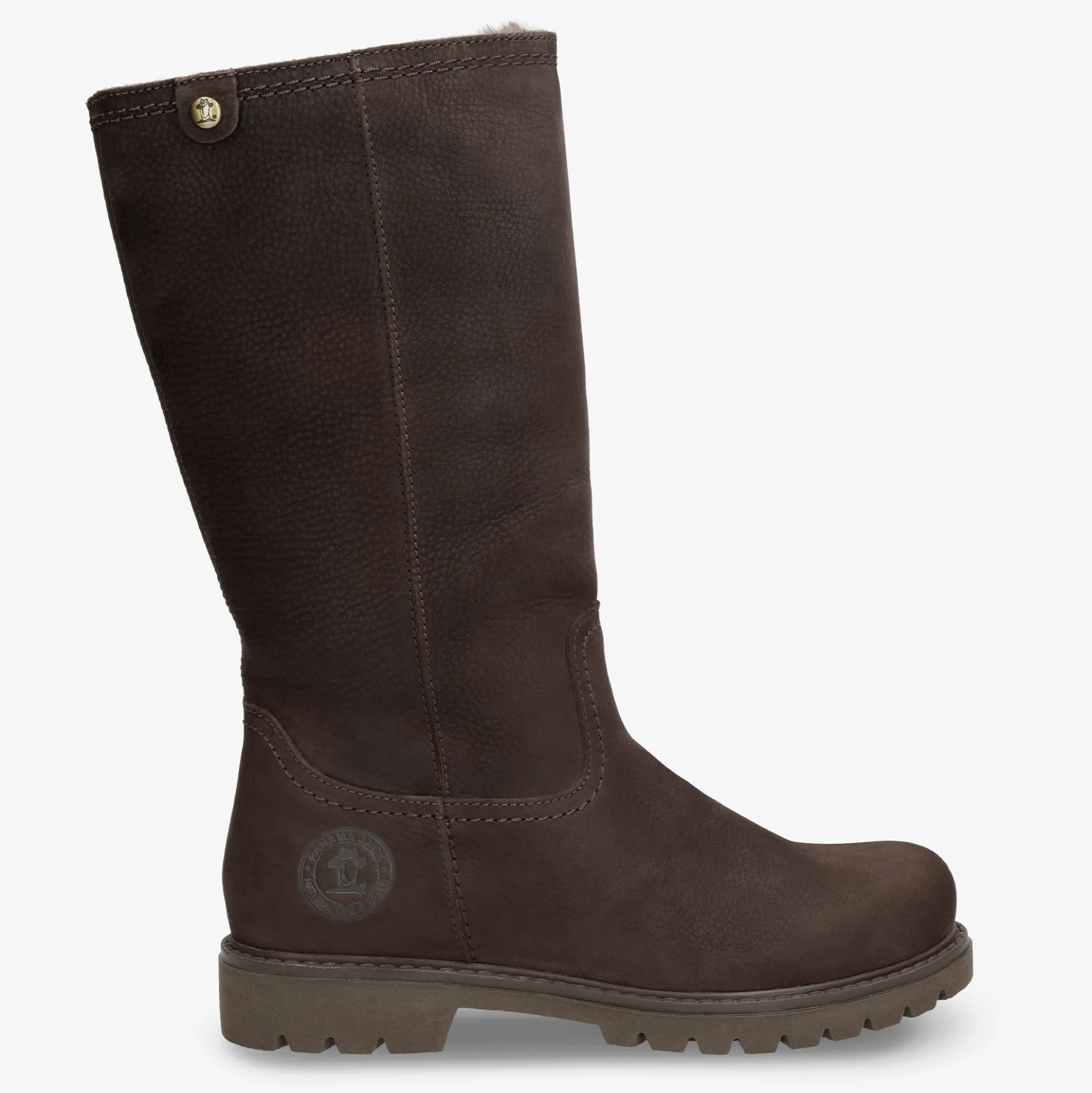 Bambina Botas de piel con forro interior de pelo.