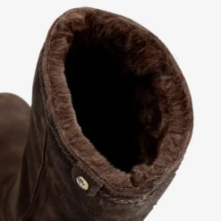 Bambina Botas de piel con forro interior de pelo.