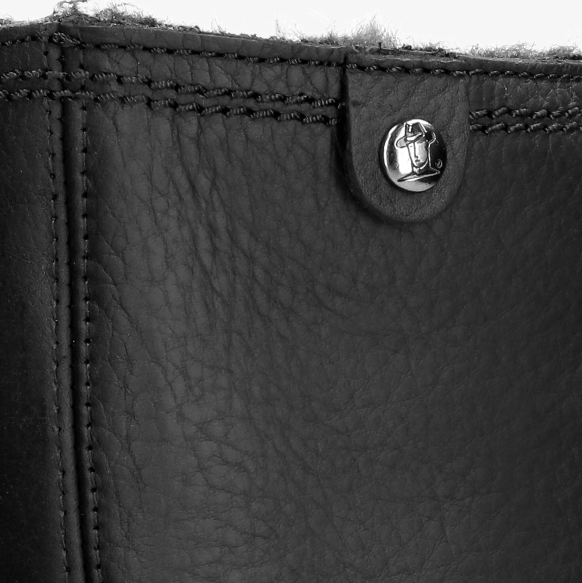 Bambina Botas de piel con forro interior de pelo.