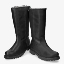 Bambina Botas de piel con forro interior de pelo.