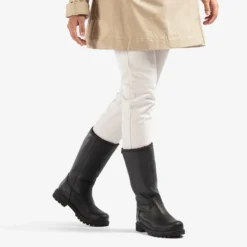 Bambina Botas de piel con forro interior de pelo.