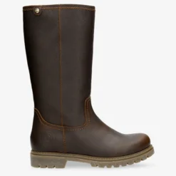 Bambina Botas de piel con forro interior de pelo.