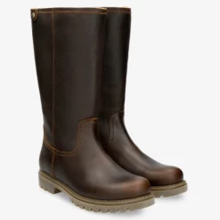 Bambina Botas de piel con forro interior de pelo.