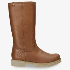 Bambina Botas de piel con forro interior de pelo.