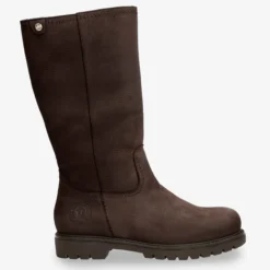 Bambina Igloo Botas de piel con forro interior de pelo natural.