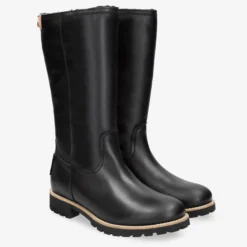 Bambina Igloo Trav Botas de piel con forro interior de pelo natural.