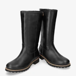 Bambina Igloo Trav Botas de piel con forro interior de pelo natural.