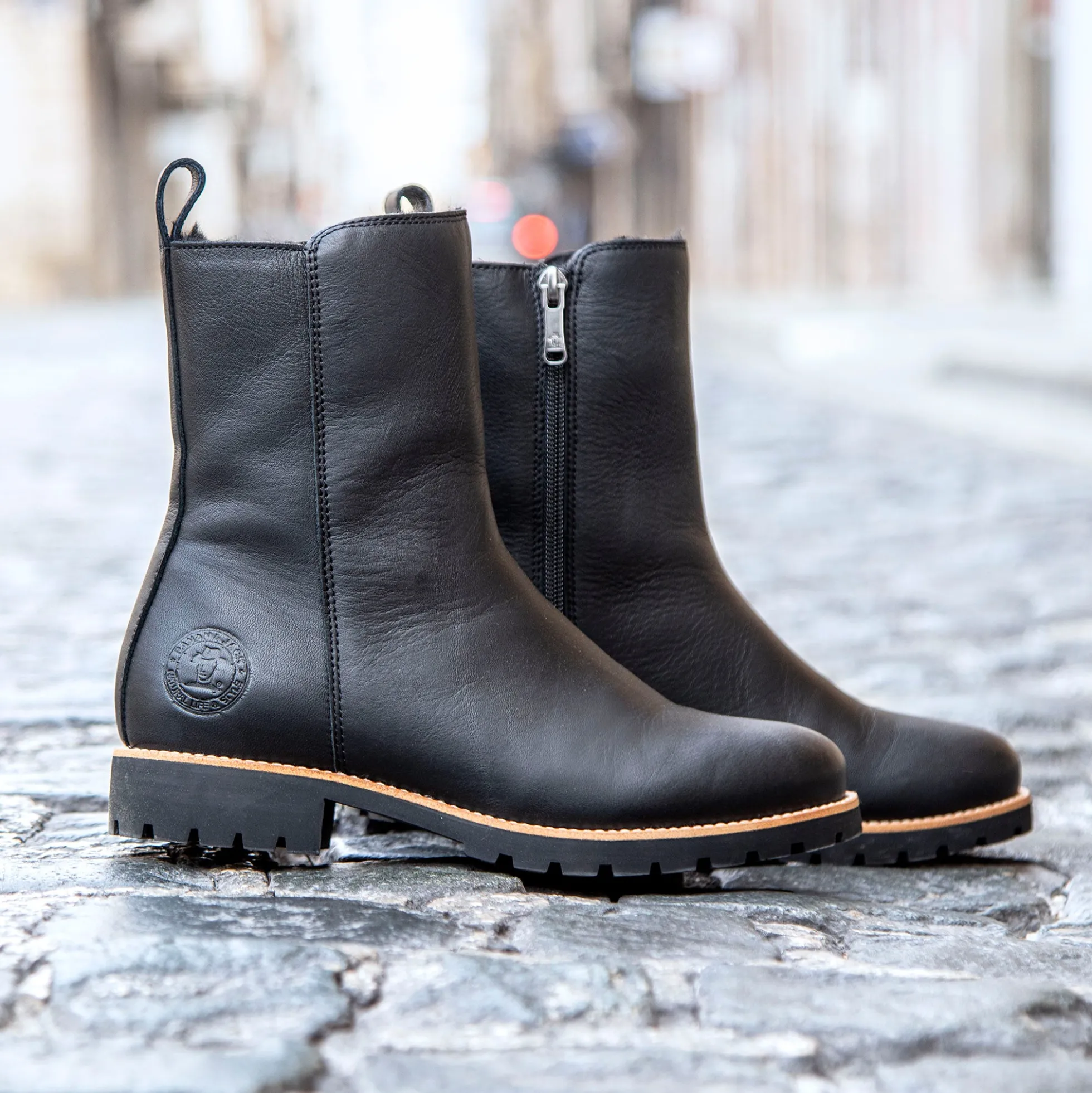 Beca Trav Botas de piel con forro interior de pelo.