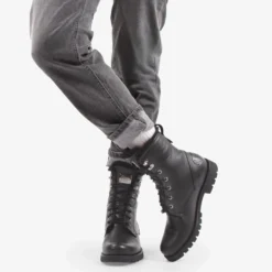 Benissa Botas de piel con forro interior de pelo.