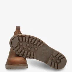 Biar Botín de piel con forro interior de pelo.