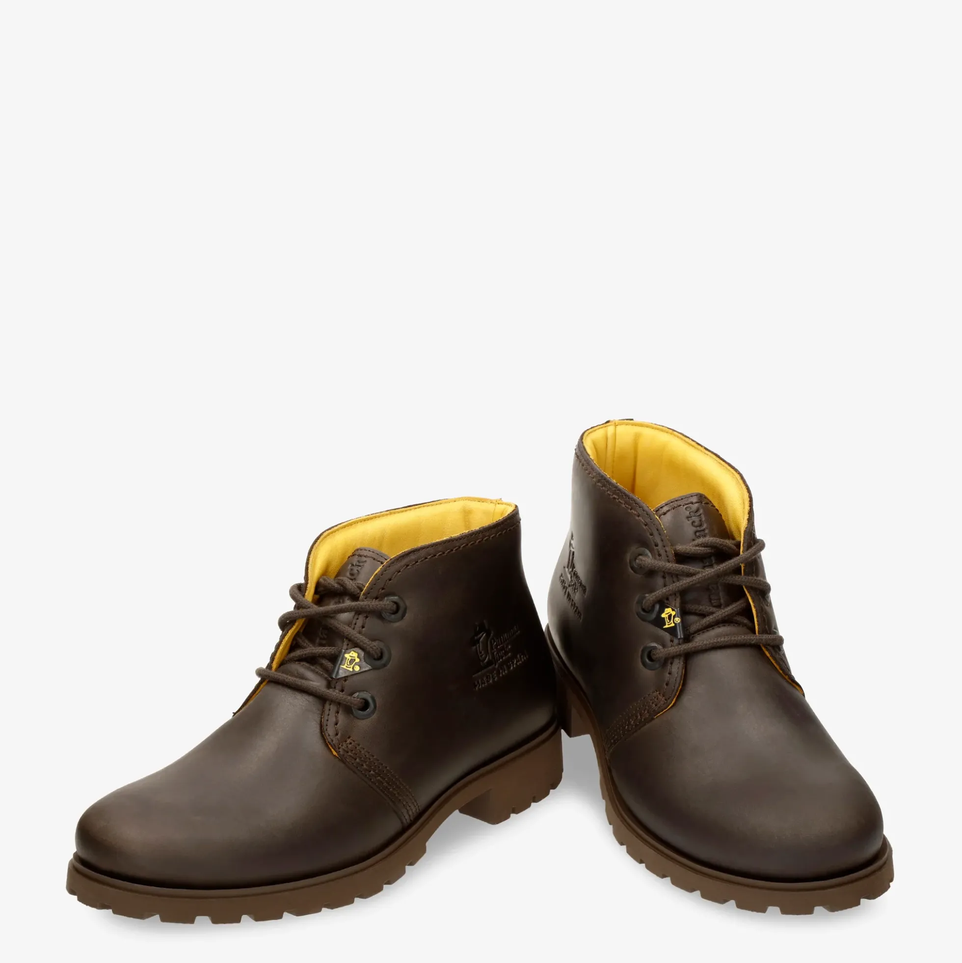Bota Panama Botín de piel con forro interior de piel.