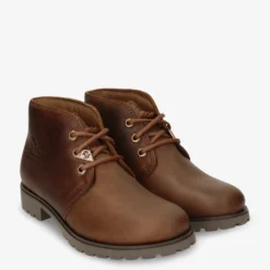 Bota Panama Botín de piel con forro interior de piel.