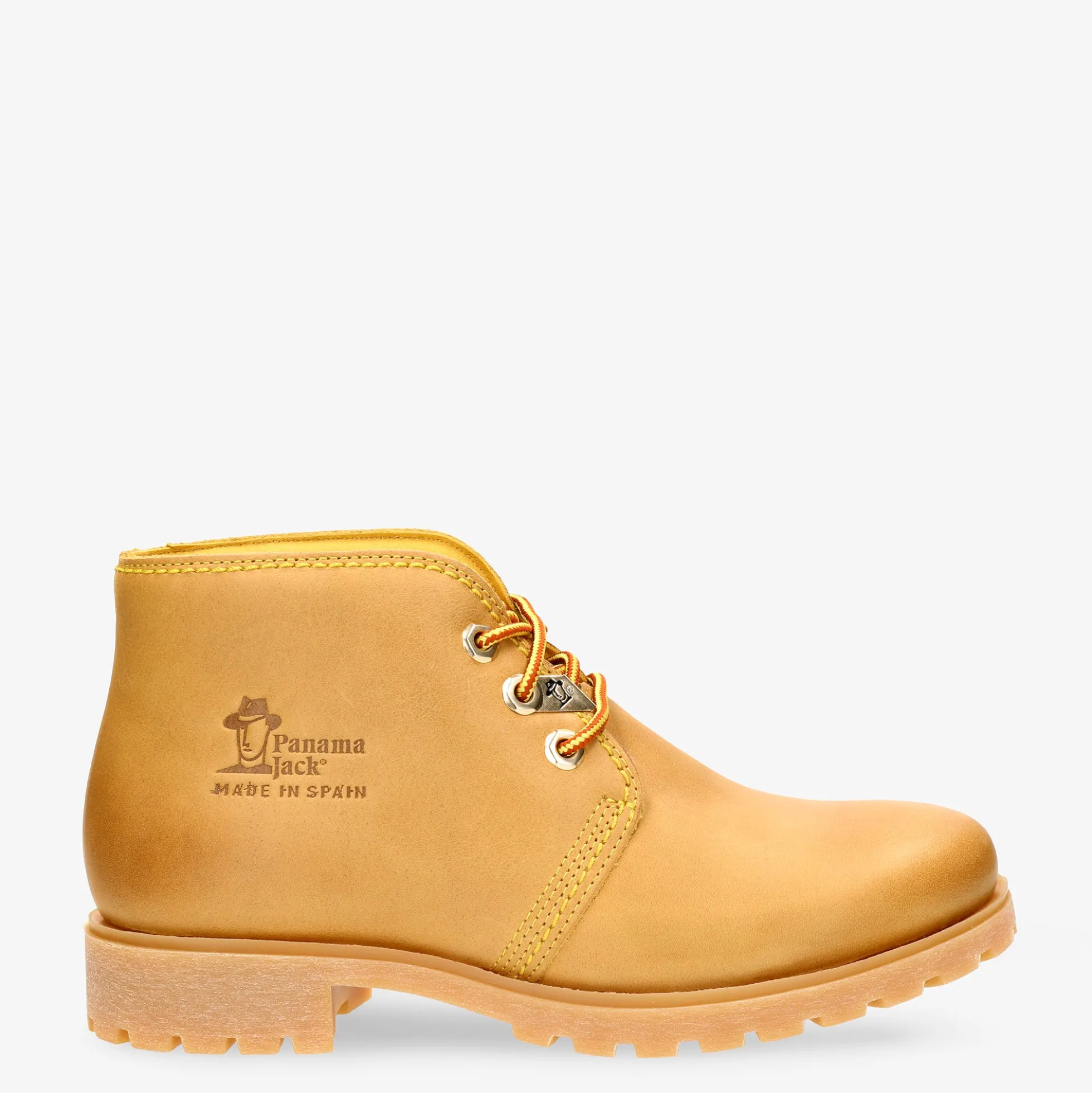 Bota Panama Botín de piel con forro interior de piel.