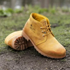Bota Panama Botín de piel con forro interior de piel.