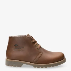 Bota Panama Igloo Botín de piel con forro interior de pelo natural.