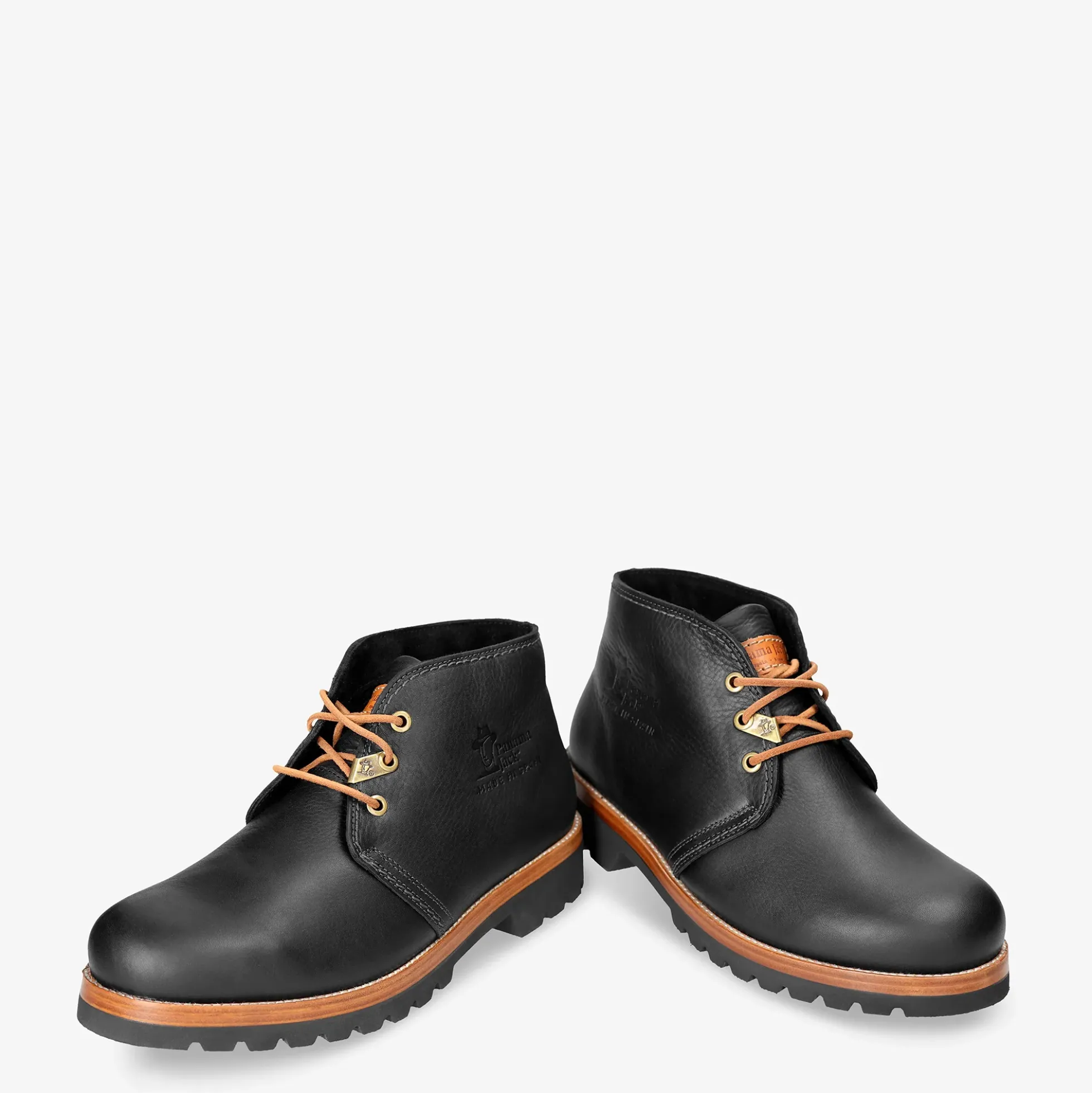 Bota Panama Igloo Botín de piel con forro interior de pelo natural.