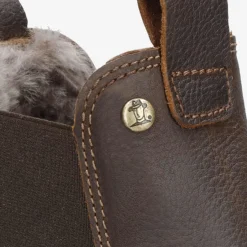 Burton Igloo Botín de piel con forro interior de pelo natural.