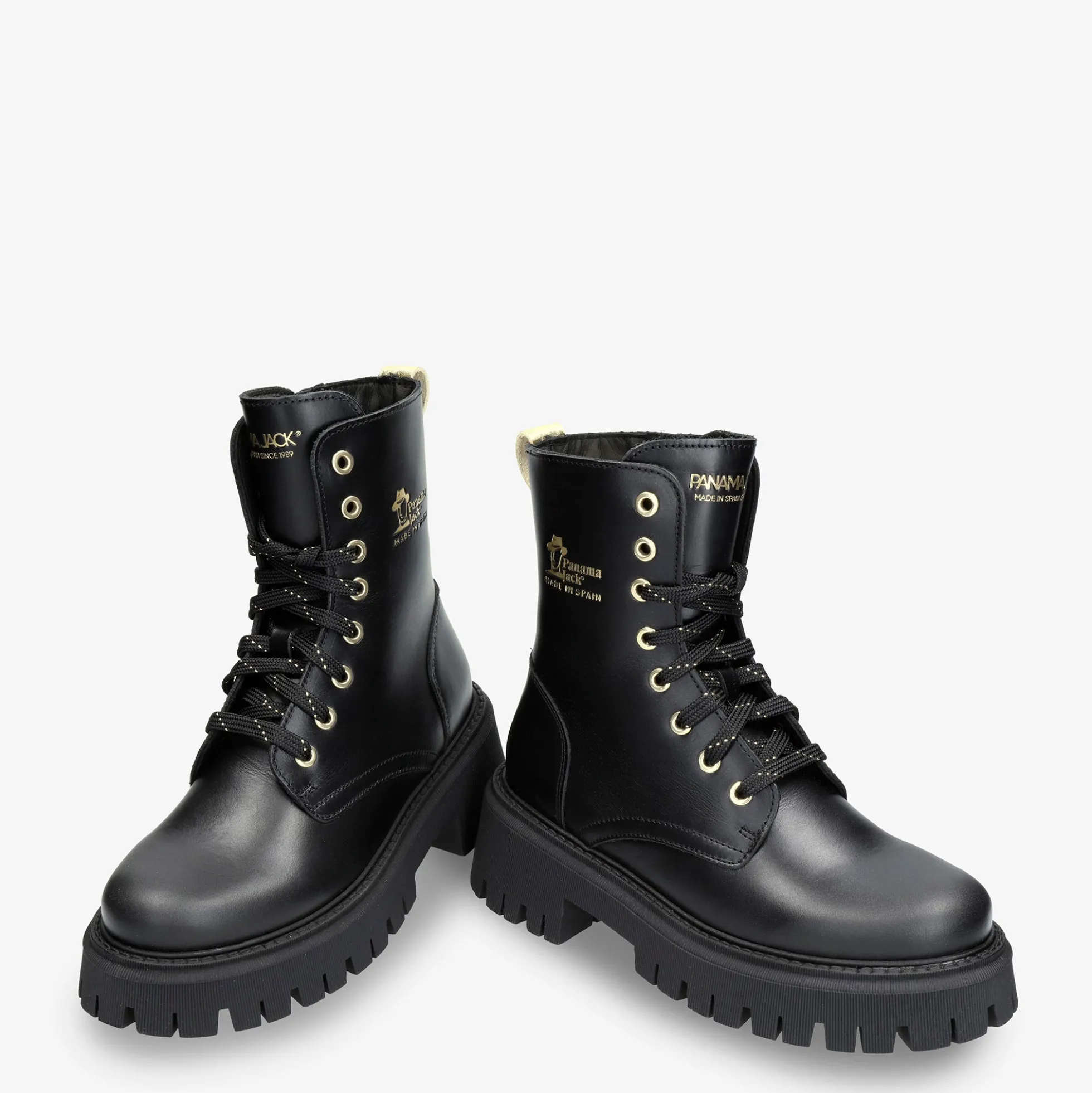Carlyn Botas de piel con forro interior de coolmax.