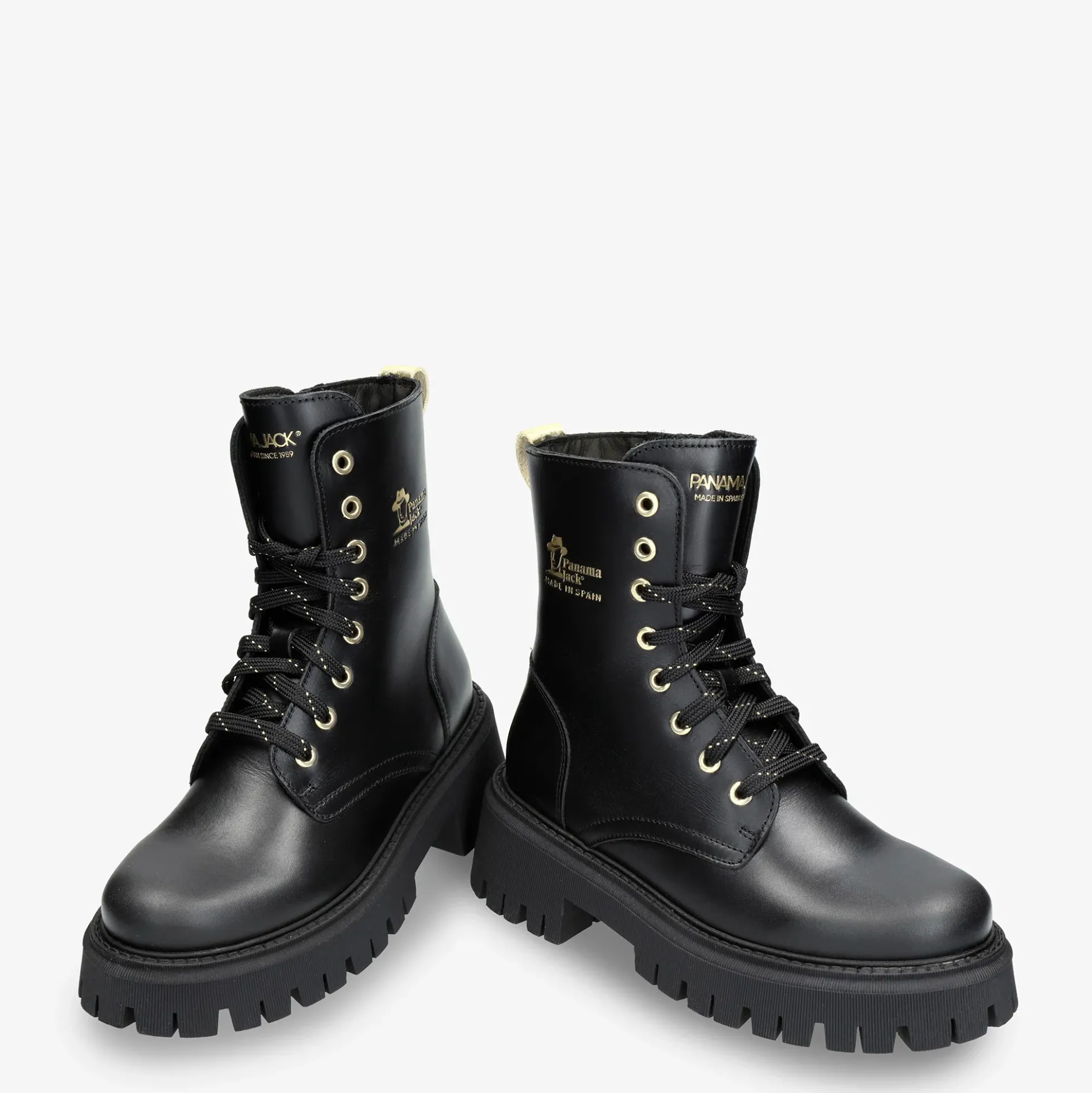 Carlyn Botas de piel con forro interior de coolmax.