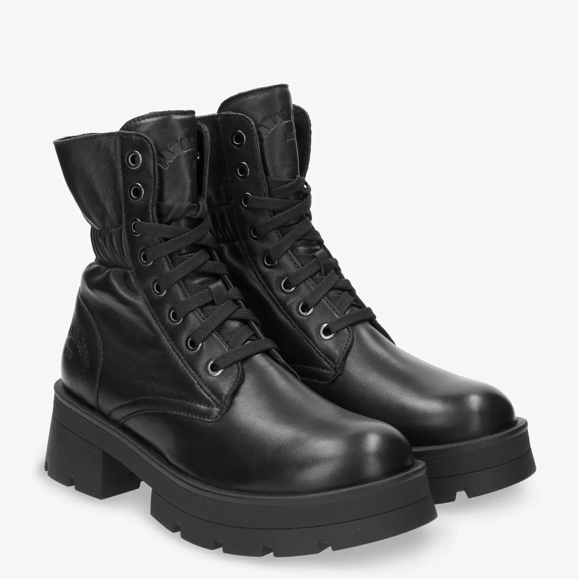Clementine Botas de piel con forro interior de piel.