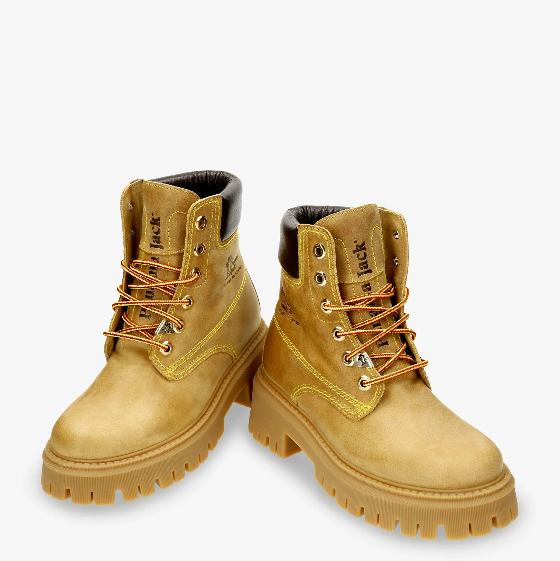 Cleo Botas de piel con forro interior de piel.