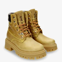 Cleo Botas de piel con forro interior de piel.