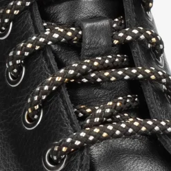 Cordones negro 165 Cm Cordones negros para botas de 7 ojales