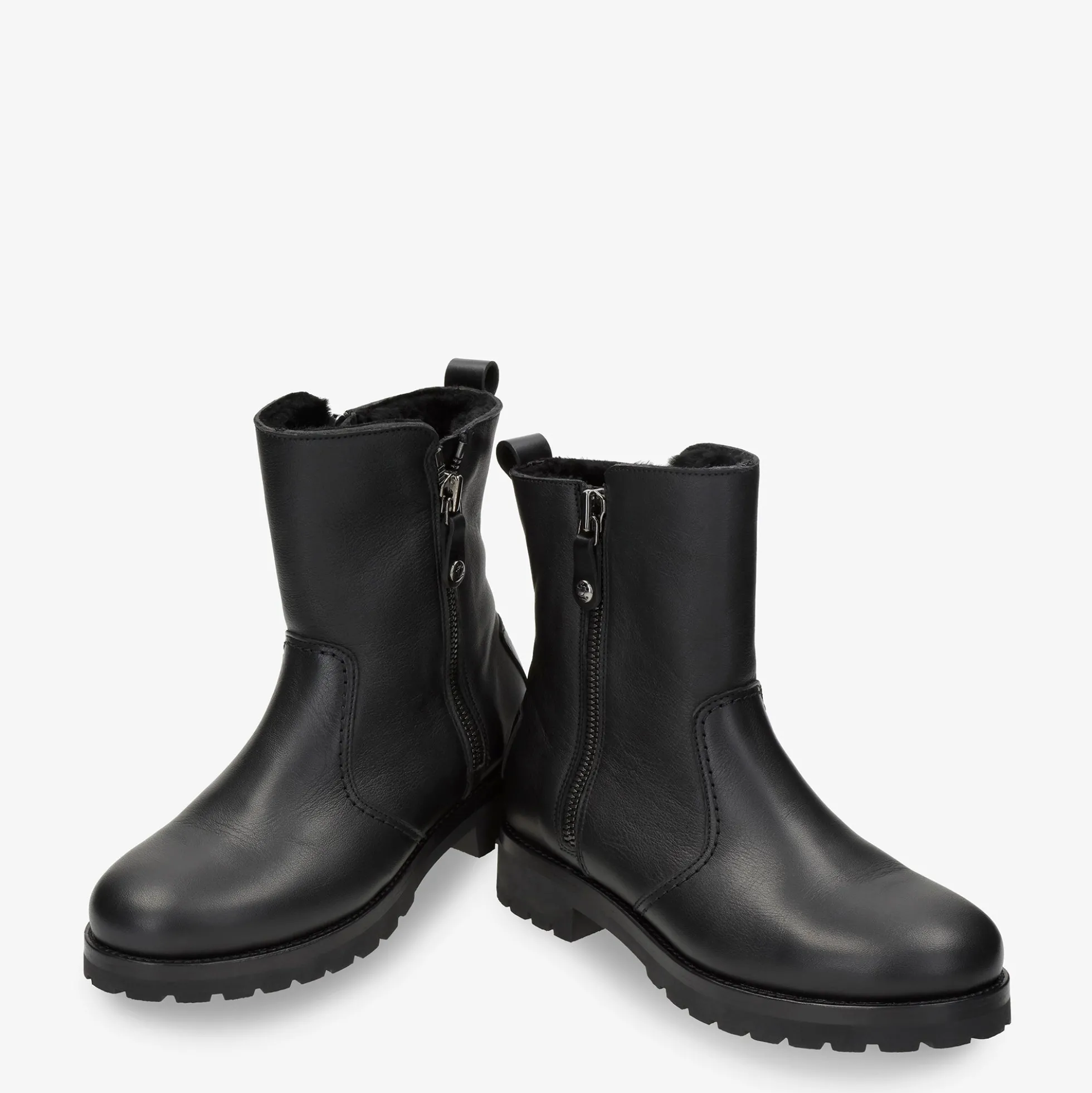 Fabi Igloo Botas de piel con forro interior de pelo natural.