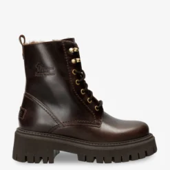 Farai Botas de piel con forro interior de pelo.