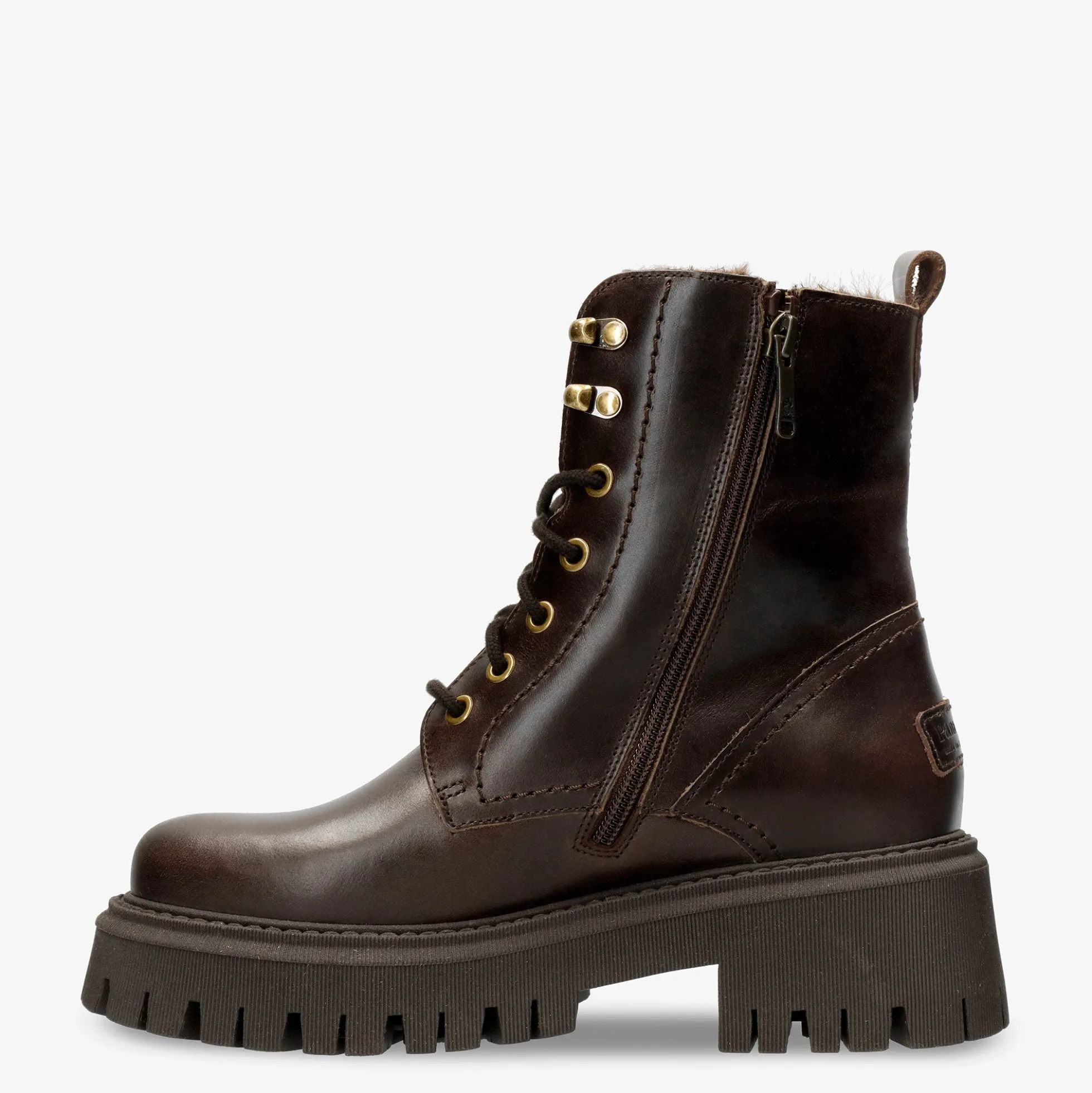 Farai Botas de piel con forro interior de pelo.