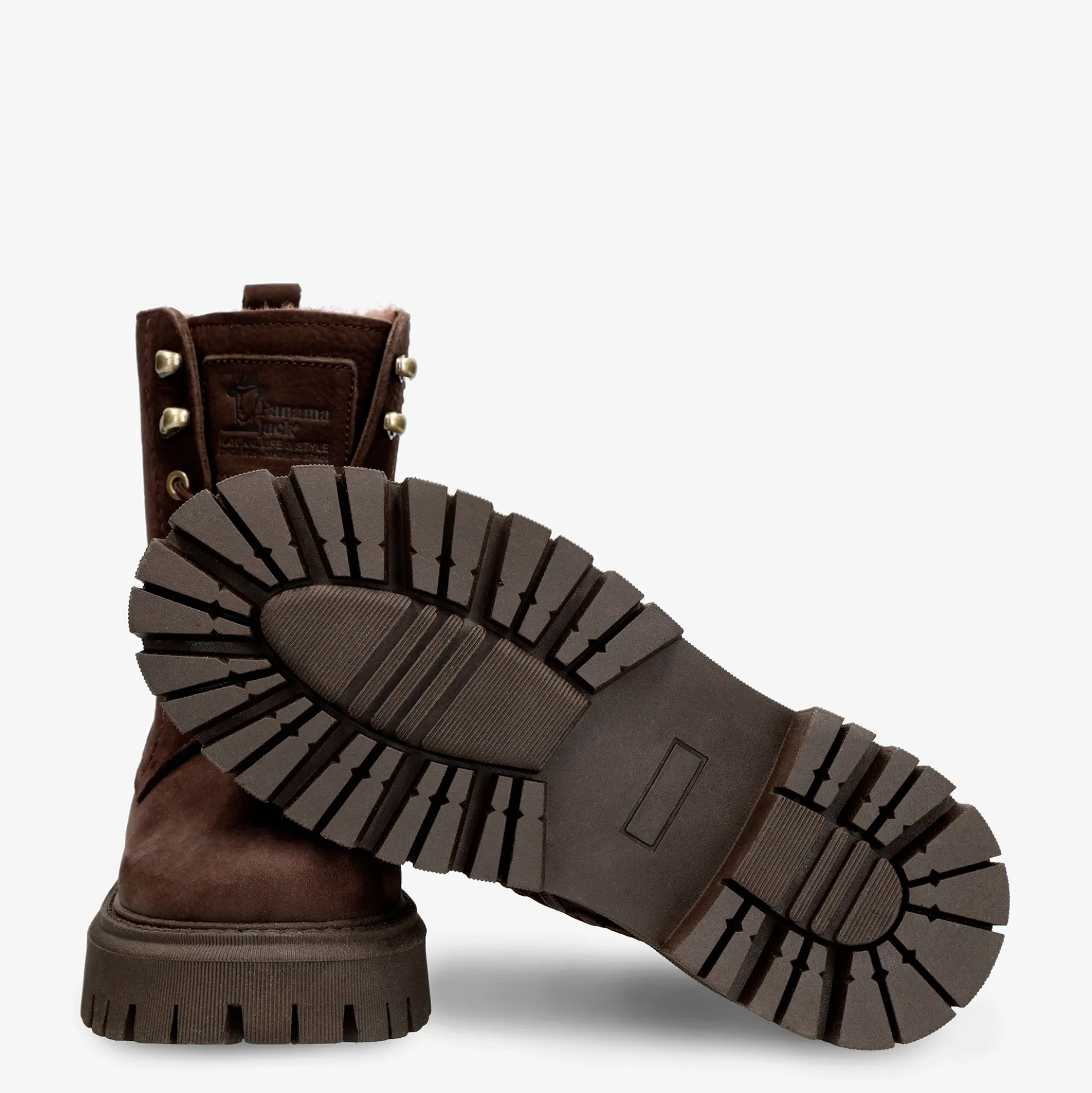Farai Botas de piel con forro interior de pelo.