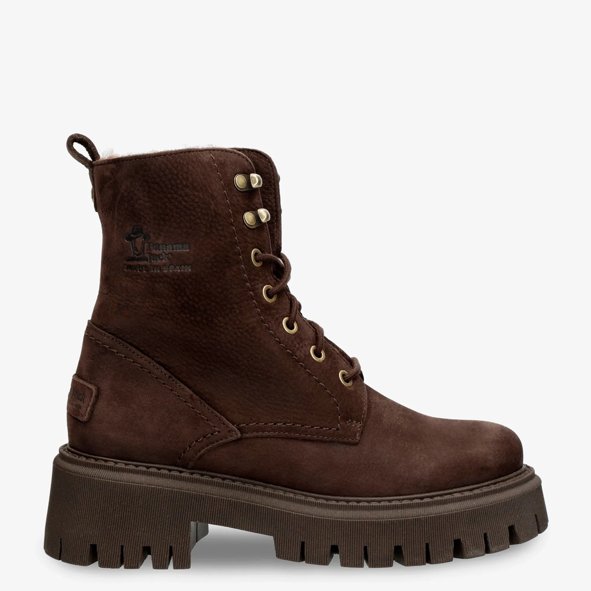 Farai Botas de piel con forro interior de pelo.