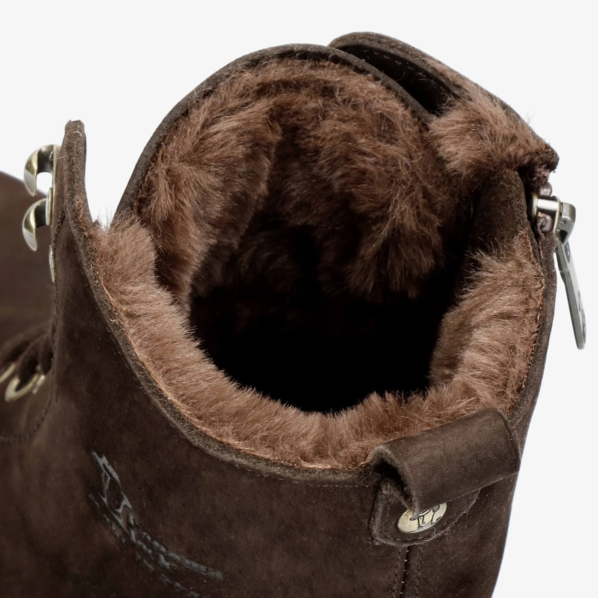 Farai Botas de piel con forro interior de pelo.