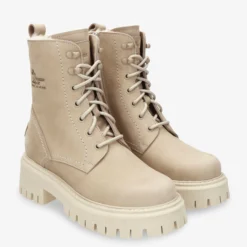 Farai Botas de piel con forro interior de pelo.
