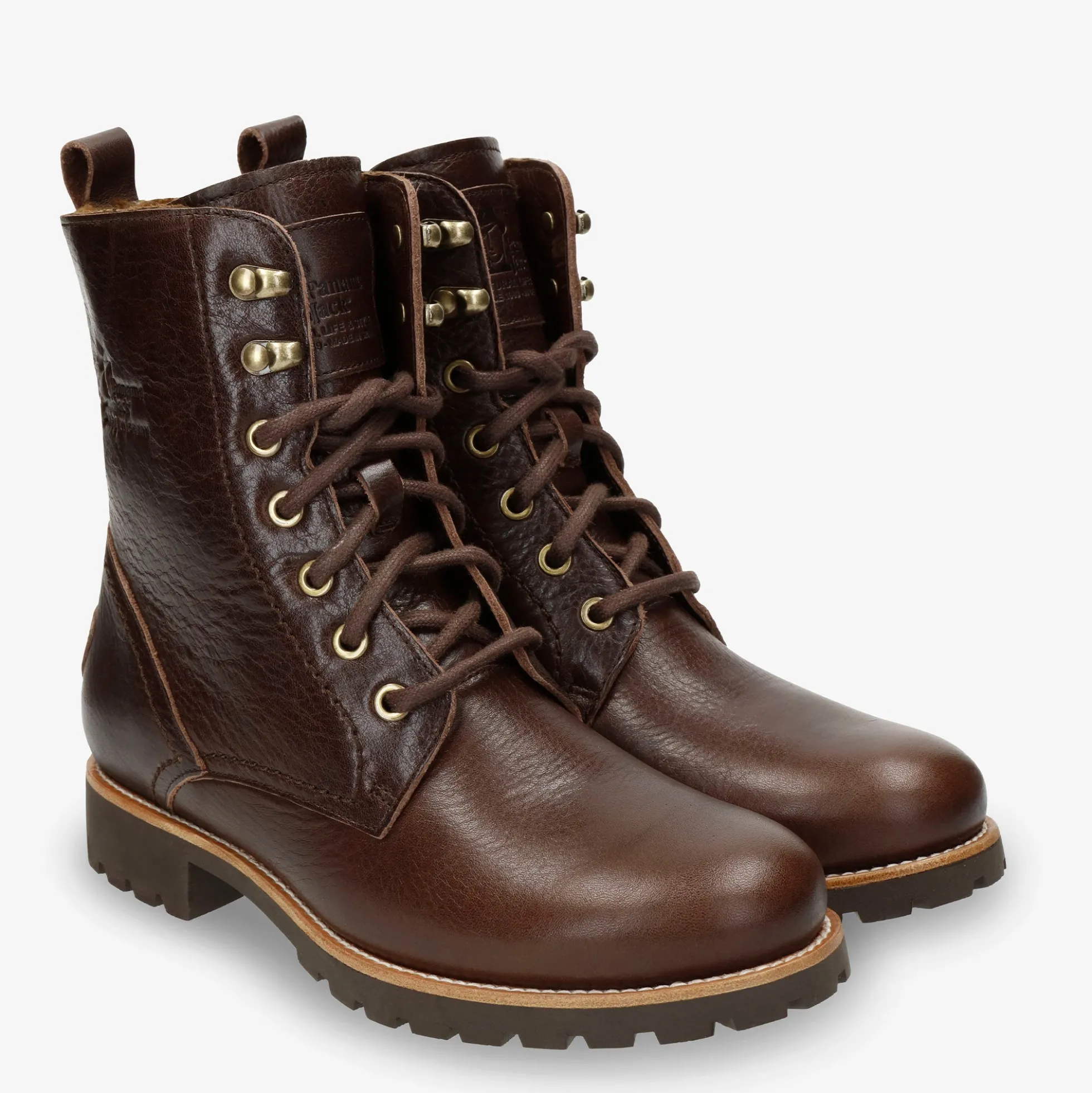 Fara Igloo Trav Botas de piel con forro interior de pelo natural.