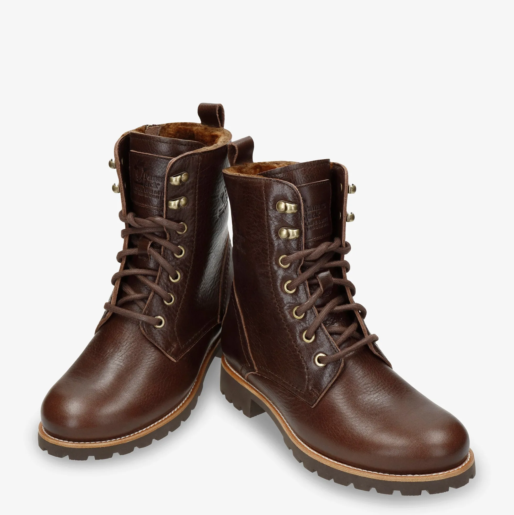 Fara Igloo Trav Botas de piel con forro interior de pelo natural.