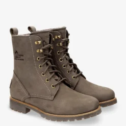 Fara Igloo Trav Botas de piel con forro interior de pelo natural.