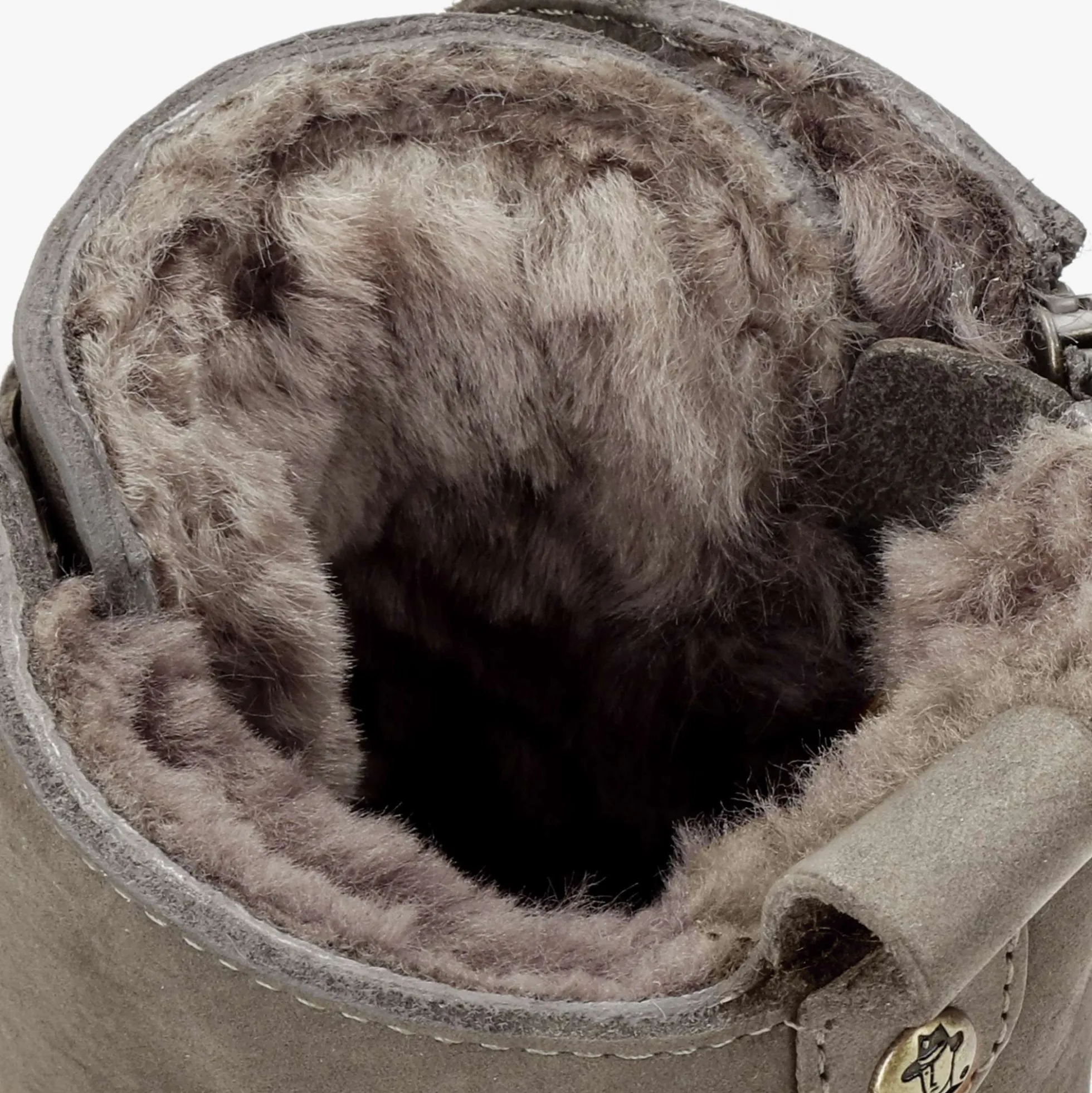 Fara Igloo Trav Botas de piel con forro interior de pelo natural.