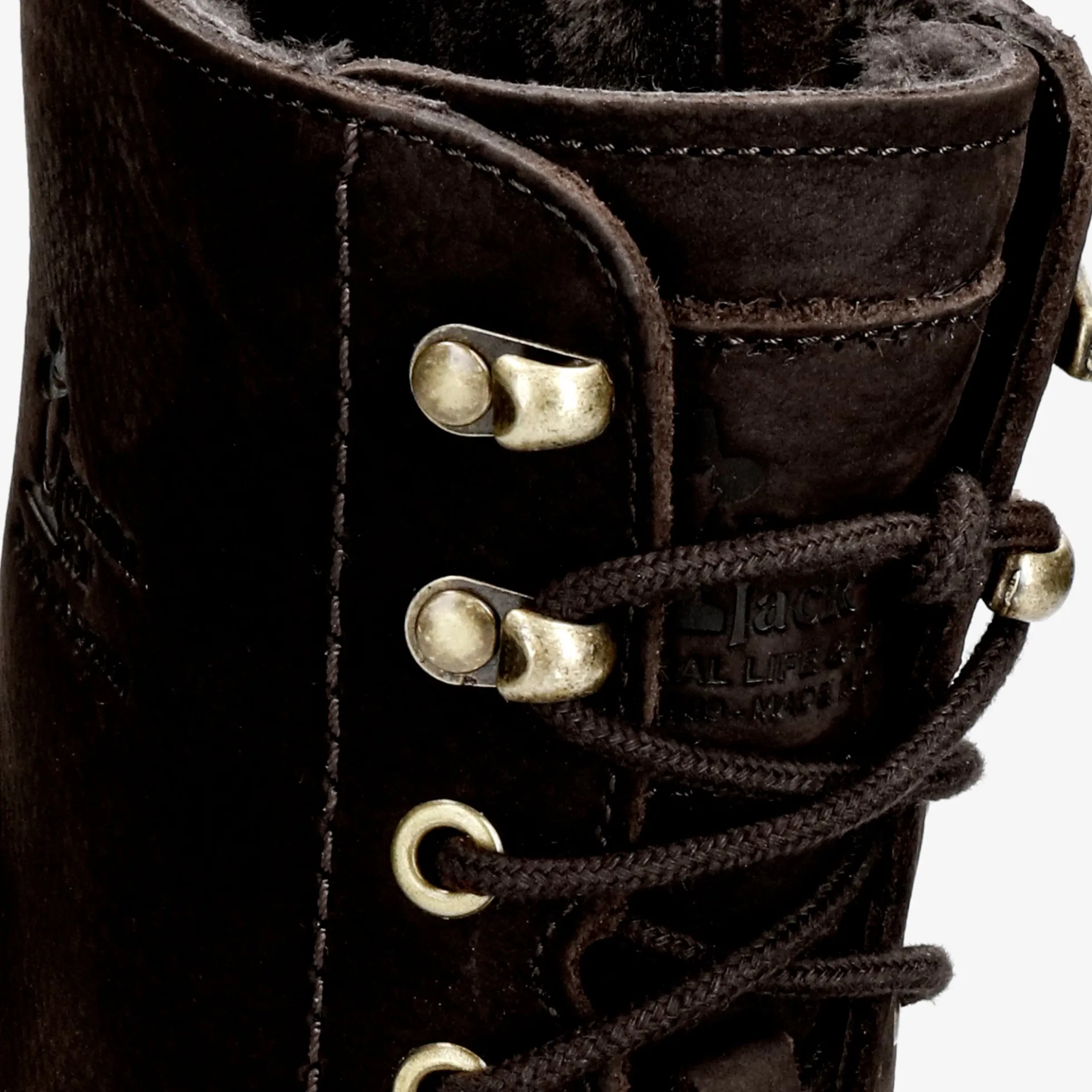 Fara Igloo Trav Botas de piel con forro interior de pelo natural.
