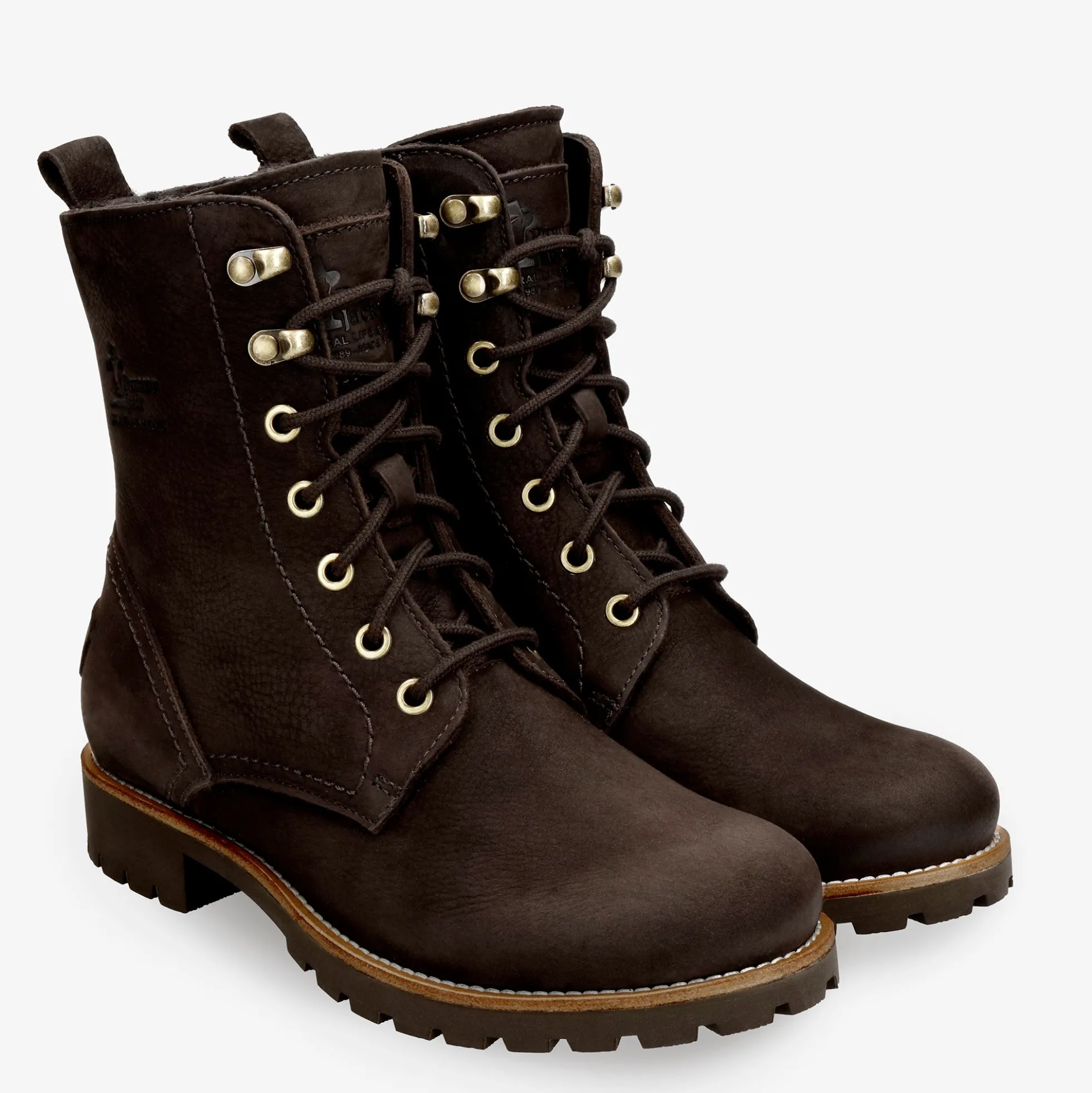 Fara Igloo Trav Botas de piel con forro interior de pelo natural.