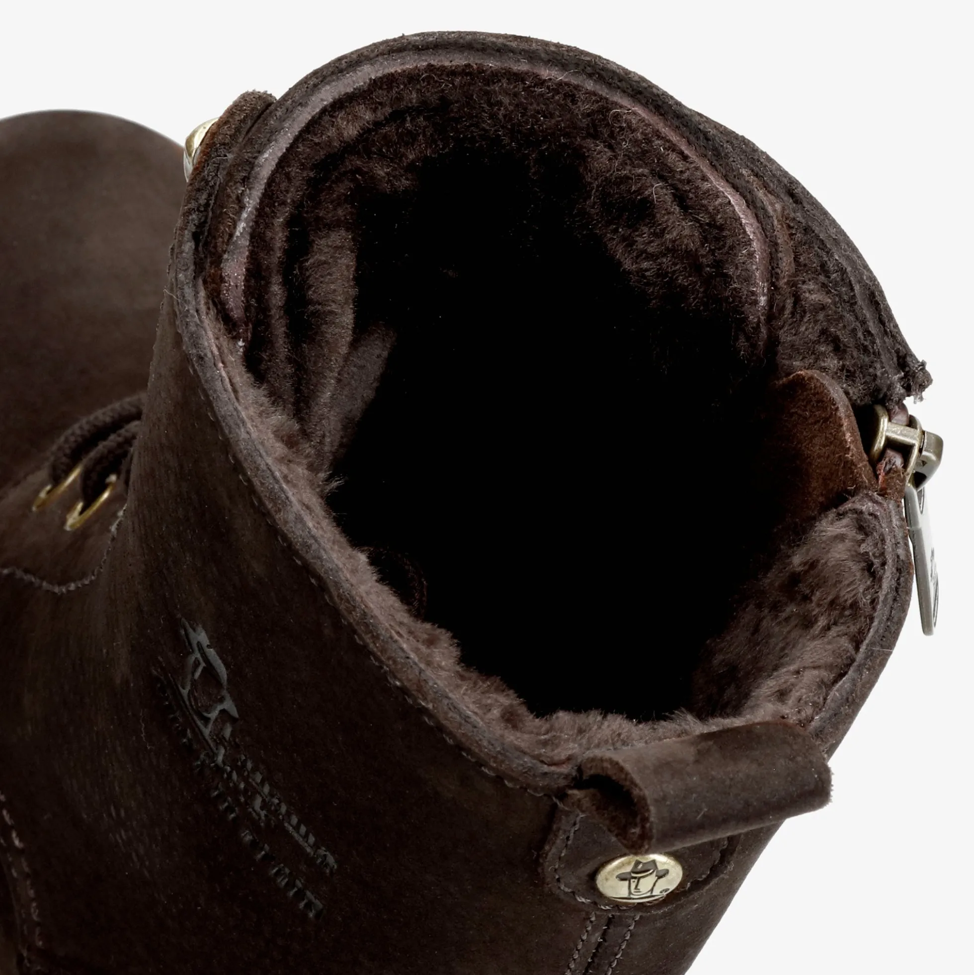 Fara Igloo Trav Botas de piel con forro interior de pelo natural.