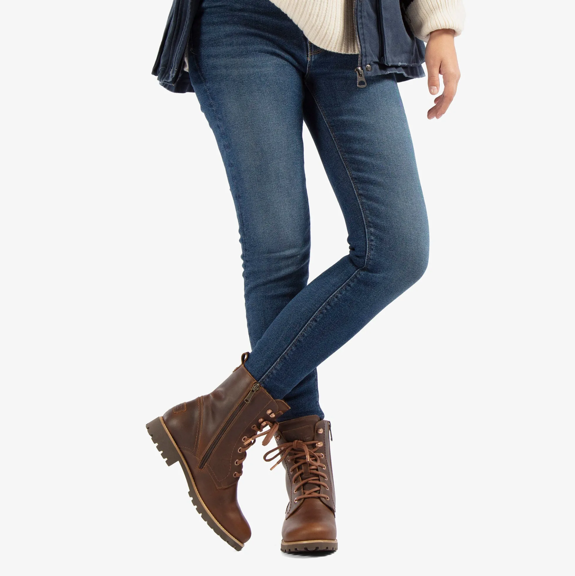 Fara Igloo Trav Botas de piel con forro interior de pelo natural.