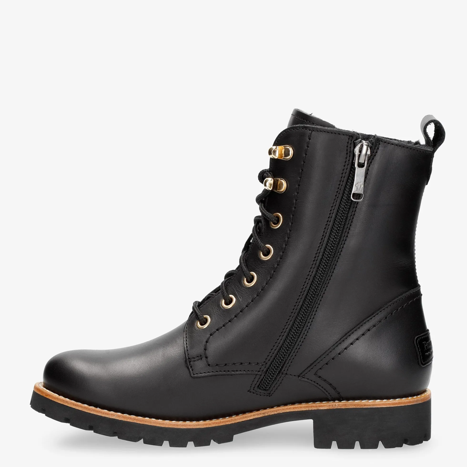 Fara Trav Botas de piel con forro interior de pelo.