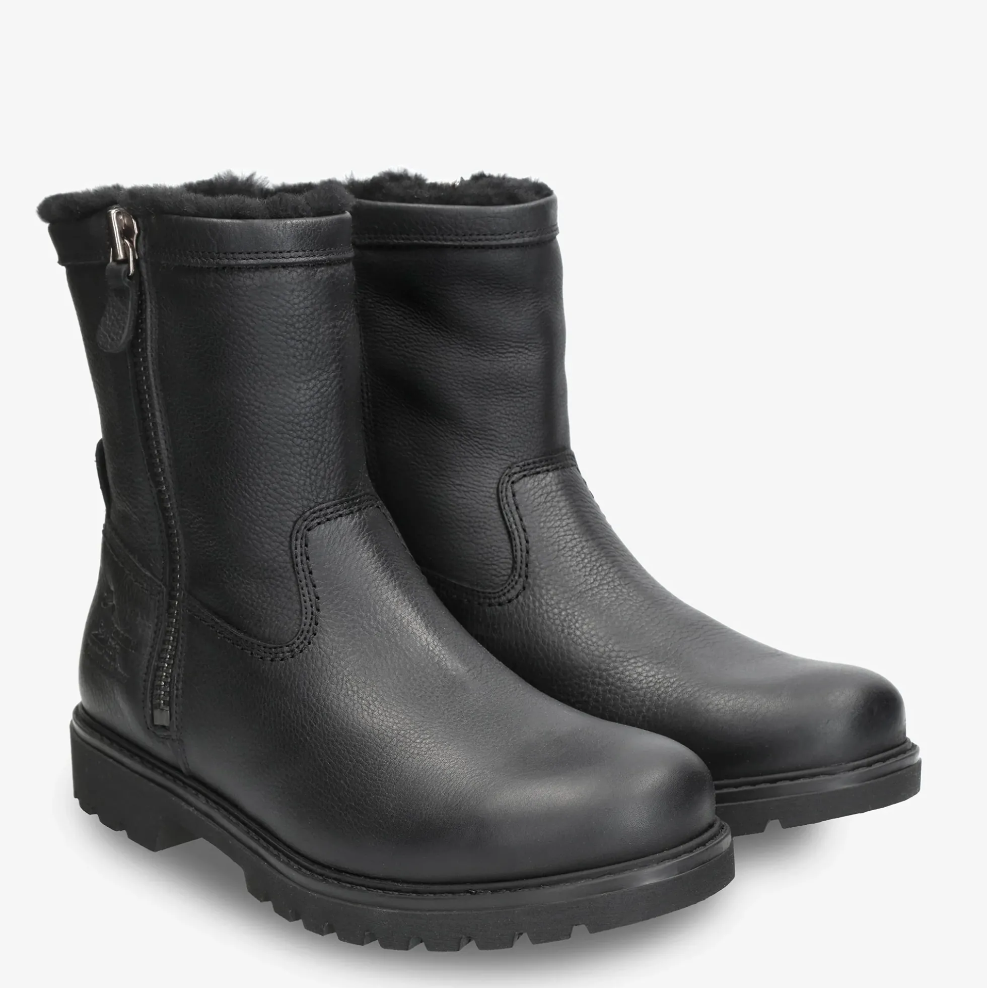 Faruk Igloo Botas de piel con forro interior de pelo natural.